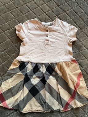Burberry Pale Pink Girls dress